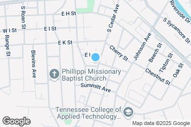 Map image of the property - 609 S Cedar Ave