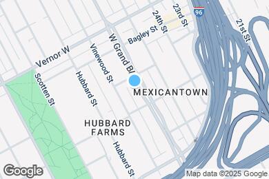 Map image of the property - 375 W Grand Blvd