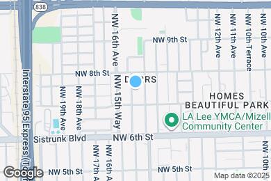 Map image of the property - 720 NW 15th Terrace