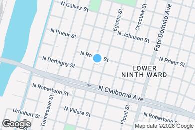 Map image of the property - 1723 Lizardi St