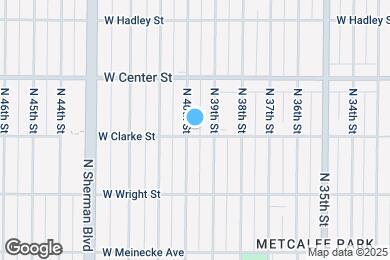 Map image of the property - 2608 N 40th St
