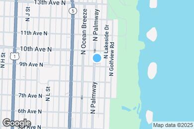Map image of the property - 902 S Palmway