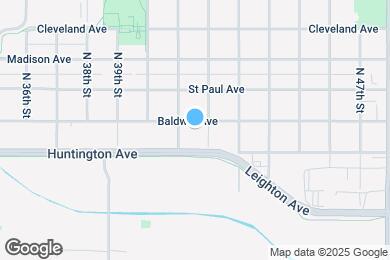 Map image of the property - 4127 Baldwin Ave