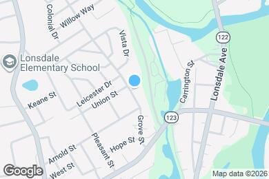 Map image of the property - 121 Grove St