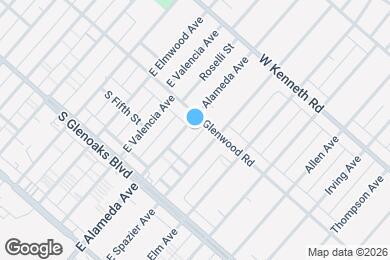 Map image of the property - 1172 Alameda Ave