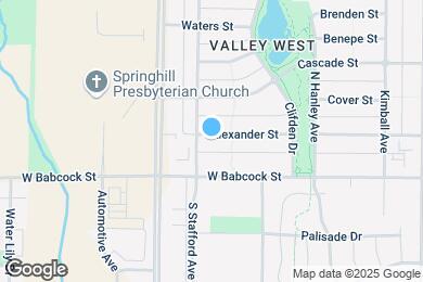Map image of the property - 4610 Alexander St