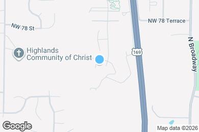 Map image of the property - 7615 N Mercier Ct