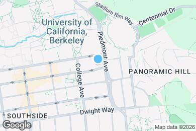 Map image of the property - 2737 Durant Avenue