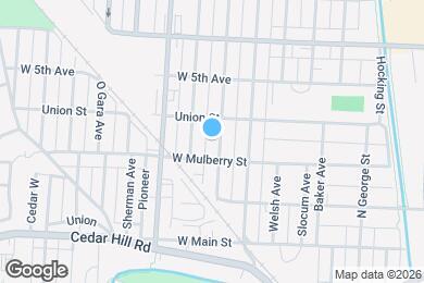 Map image of the property - 317 Washington Ave