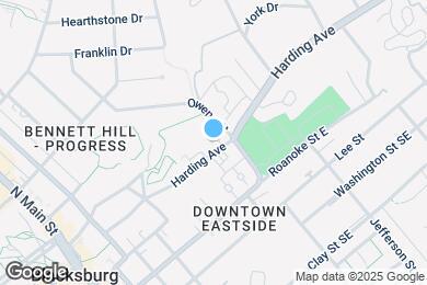 Map image of the property - 433 Harding Ave