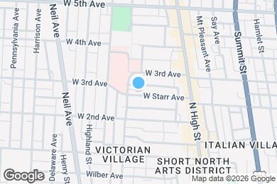 Map image of the property - 112 W Starr Ave