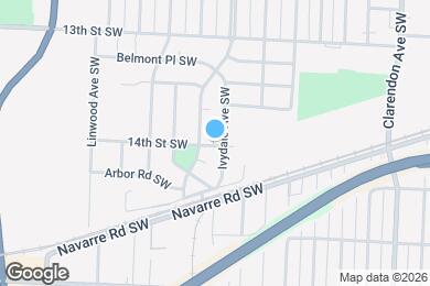 Map image of the property - 3105 14th St SW