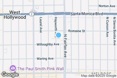 Map image of the property - 920 N Hayworth Ave