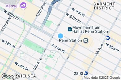 Map image of the property - 345 W 30th St