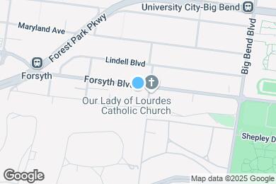 Map image of the property - 7212 Forsyth Blvd