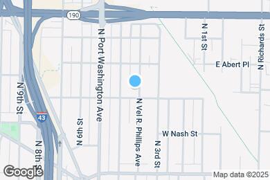 Map image of the property - 3811 N Vel R. Phillips Ave