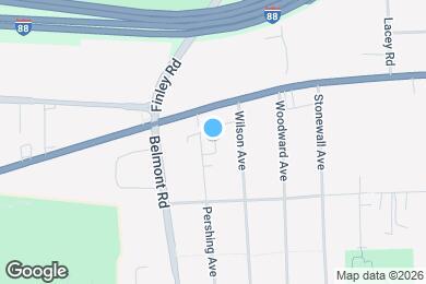 Map image of the property - 4407 Pershing Ave