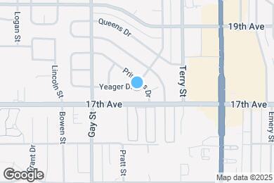 Map image of the property - 1011 Yeager Dr