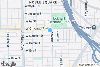 Map image of the property - 1406 W Superior St