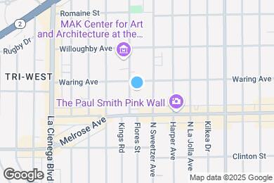 Map image of the property - 740 N Kings Rd