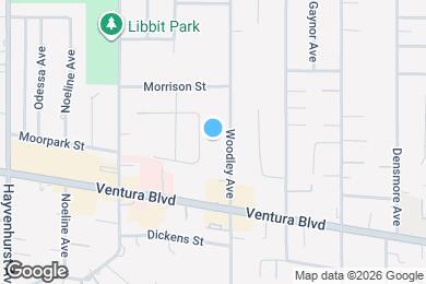 Map image of the property - 4909 Woodley Ave