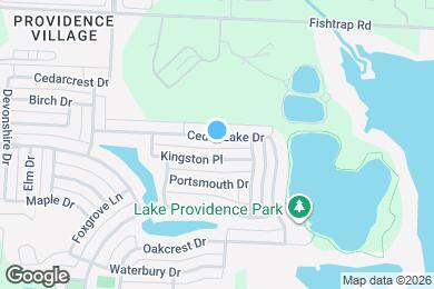 Map image of the property - 10200 Cedar Lake Dr