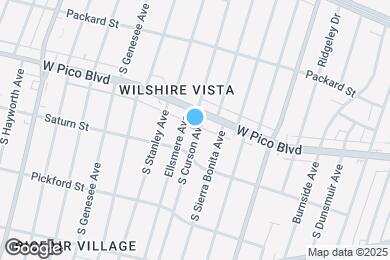 Map image of the property - 1421 S Curson Ave