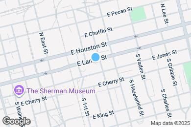 Map image of the property - 714 E Lamar St