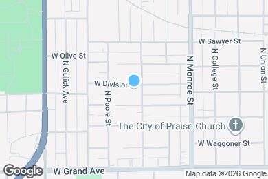 Map image of the property - 825 W Division St