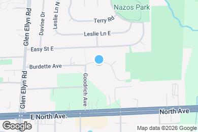 Map image of the property - 709 Burdette Ave