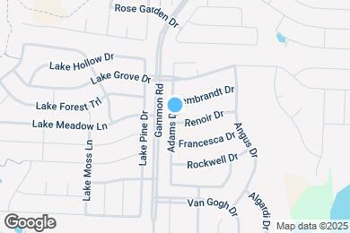 Map image of the property - 1301 Renoir Dr