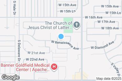 Map image of the property - 1868 W Renaissance Ave