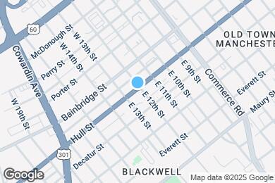 Map image of the property - 1204 Hull St