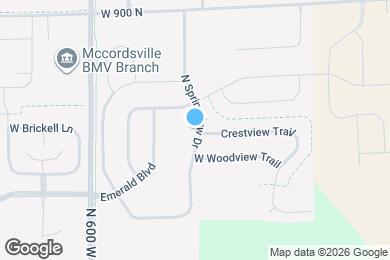 Map image of the property - 8728 N Springview Dr