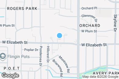 Map image of the property - 2226 W Elizabeth St
