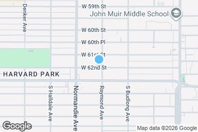 Map image of the property - 1309 W 62nd St