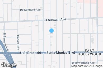 Map image of the property - 1188 N Mariposa Ave
