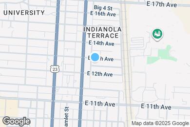 Map image of the property - 353 E 13th Ave