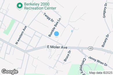 Map image of the property - 407 Woodbury Ave