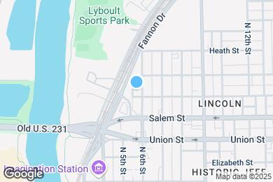 Map image of the property - 1008 N 6th St