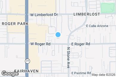 Map image of the property - 102 W Roger Rd