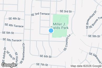 Map image of the property - 417 SE Claremont St