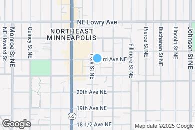 Map image of the property - 2221 Polk St NE