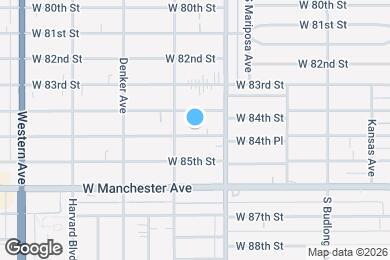Map image of the property - 1439 W 84th Pl