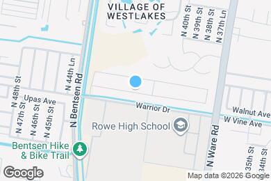 Map image of the property - 4121 Walnut Ave