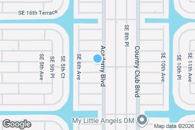 Map image of the property - 624 SE 18th Terrace