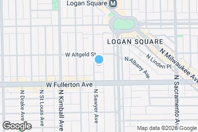 Map image of the property - 2431 N Sawyer Ave