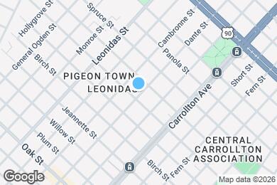 Map image of the property - 1812 Dante St