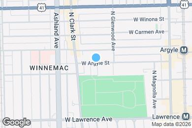 Map image of the property - 1445 W Argyle St