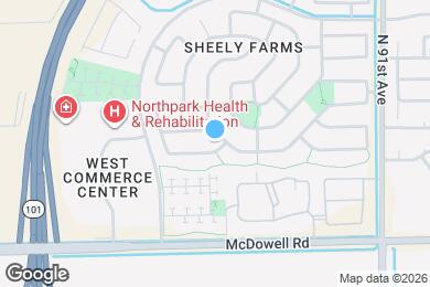 Map image of the property - 9406 W Berkeley Rd